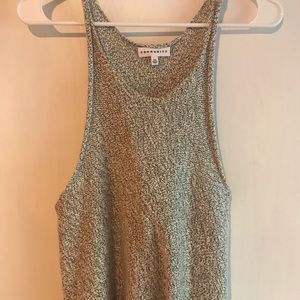 Black and White Knit Top